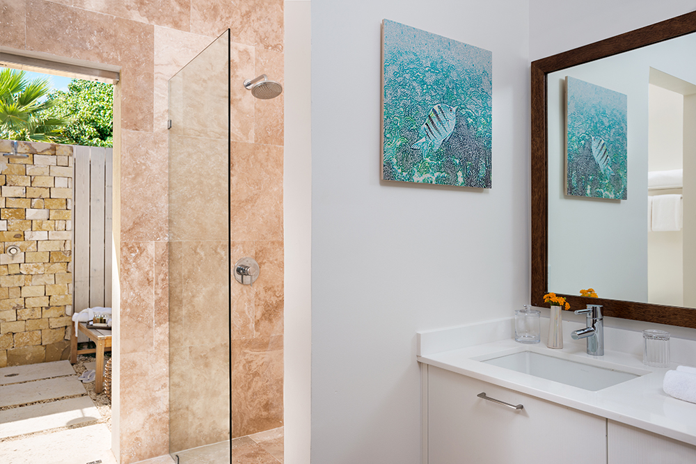 17.5 Sailrock Resort-Beachfront Villa-Bathroom-Exterior Shower-1