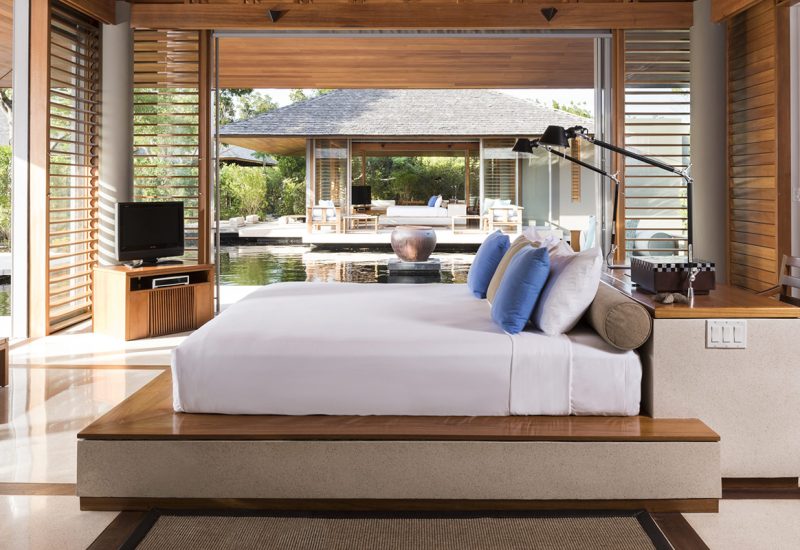 Second Guest Bedroom Pavilion - West facing - views over reflection pond- 3 bedroom
